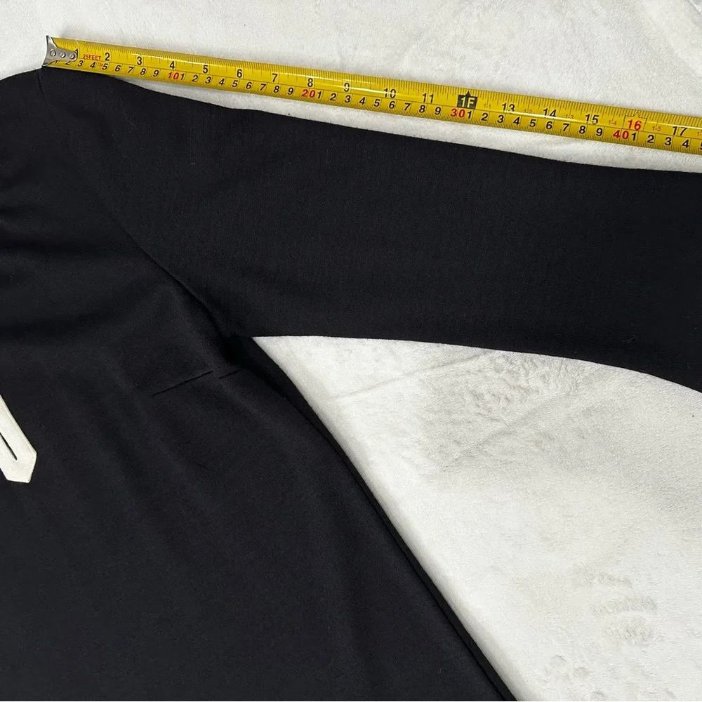 Tory Burch Women's Black Wool Knit Dress Long Sleeve, Size M. - Picture 5 of 13
